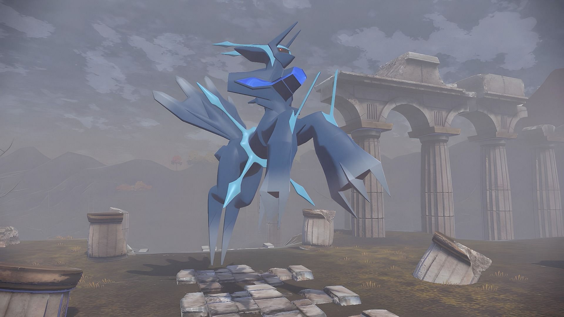 Dialga (Origin Forme) in Pokemon Legends Arceus (Image via TPC)